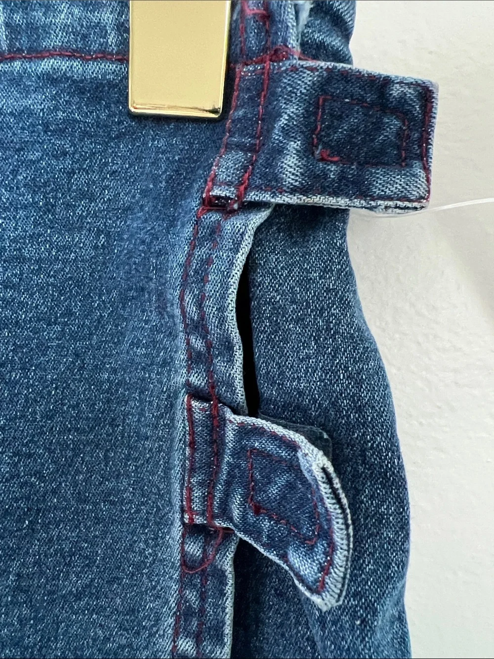 GreenDog | Kids Denim Skort with Floral Embroidery NWT Size 14
